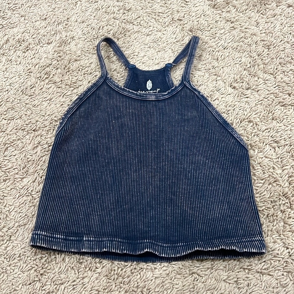 Free People Movement Navy Ribbed Bralette